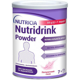   Nutricia Энтеральное питание Nutridrink Powder Strawberry со вкусом клубники, 335 г