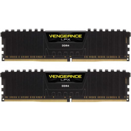   Corsair 32 GB (2x16GB) DDR4 3200 MHz Vengeance LPX Black (CMK32GX4M2E3200C16)