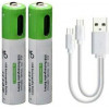 Smartoools AAA 500mAh Li-Ion USB Type-C 2шт Green + зарядка Type-C - зображення 5