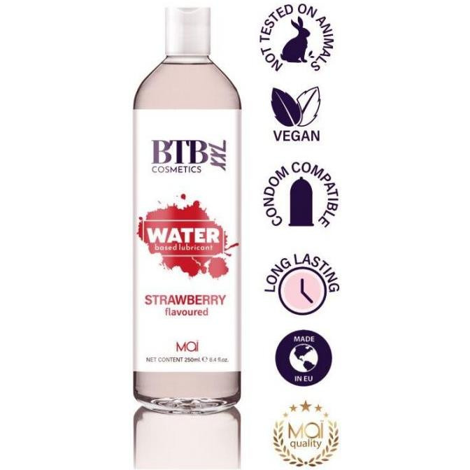 MAI Cosmetics BTB WATER BASED FLAVORED STRAWBERRY 250 мл (SO6567) - зображення 1