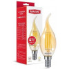 MAXUS LED FIL Golden CF37 4W E14 2700K 220V (1-MFM-731) - зображення 1