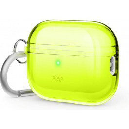   Elago Clear Hang case for AirPods Pro 2 - Neon Yellow (EAPP2CL-HANG-NYE)