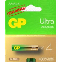   GP Batteries Ultra Alkaline 1,5V LR3 (24AU21-SB4)