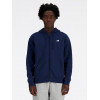 New Balance Толстовка на флісі на блискавці чоловіча  Sport Essentials Full Zip MJ41502NNY L Синя (197375352725) - зображення 1