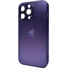 AG Glass Matt Frame Color Logo for Apple iPhone 12 Pro Deep Purple (AGMattFrameiP12PPurple) - зображення 1