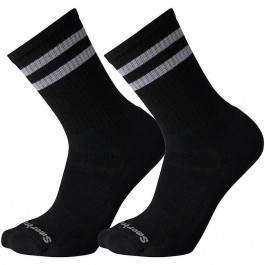   Smartwool Носки мужские  Athletic Targeted Cushion Stripe Crew 2 Pack, XL - Black (SW SW004113.001-XL)