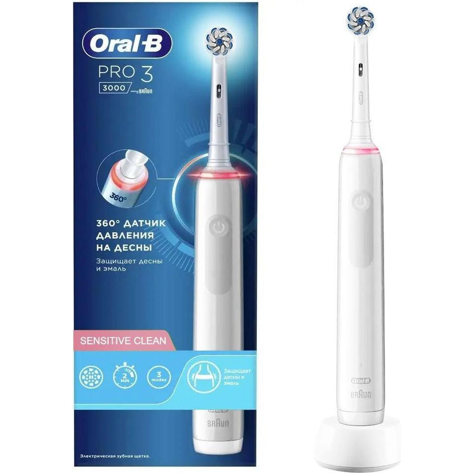 Oral-B PRO3 3000 D505.513.3 Sensitive Clean White - зображення 1