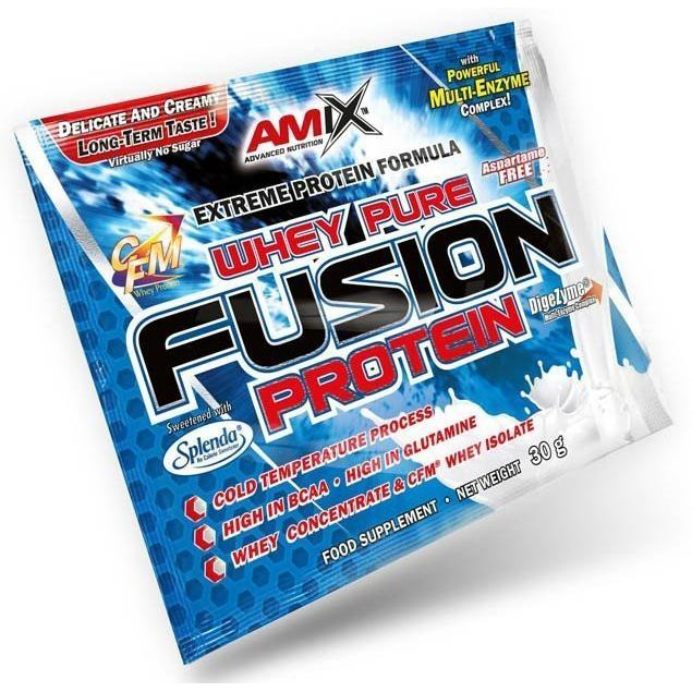 Amix Whey-Pro FUSION pwd. 30 g /1 serving/ Strawberry - зображення 1