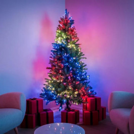   Twinkly Smart LED Pre-lit Tree 2.10m Regal Tree, 435 RGB+W LED, Green wire, Plug Type C (TG70P4425P01)