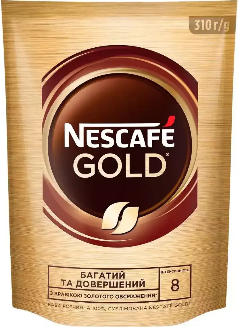 Nescafe Gold сублімована розчинна 310 г (8445290777454) - зображення 1