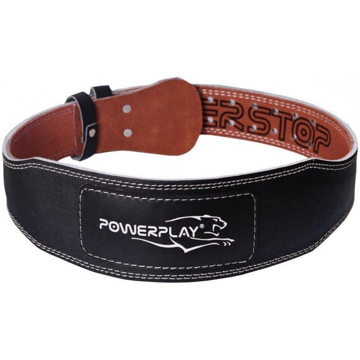 PowerPlay Пояс для важкої атлетики 5085 чорно-коричневий M (PP_5085_M_Black/Brown) - зображення 1