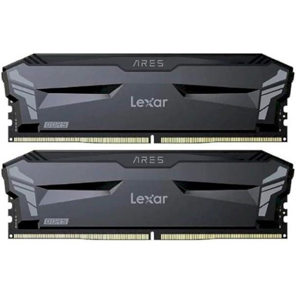 Lexar 32 GB (2x16GB) DDR4 3600 MHz Ares Matt Black (LD4BU016G-R3600GD0A) - зображення 1