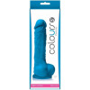 NS Novelties COLOURS PLEASURES 7'' DILDO BLUE (T280977) - зображення 2