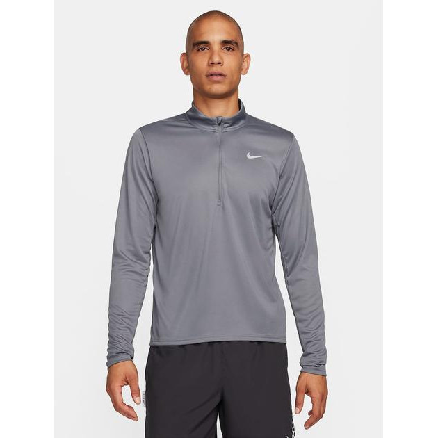 Nike Спортивна кофта чоловіча  M Nk Df Pacer Top Hz FQ2494-084 XL Сіра (196976007263) - зображення 1