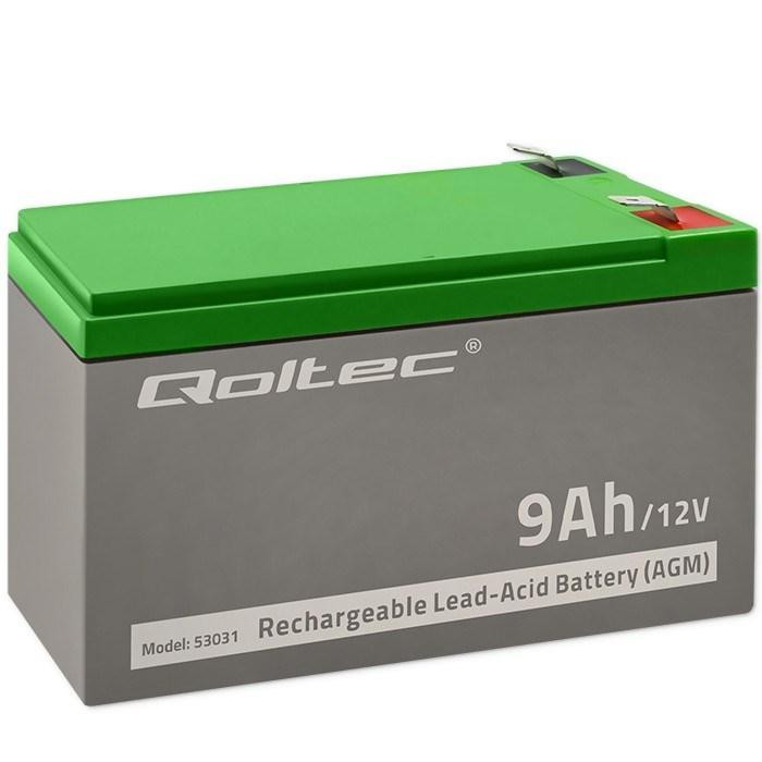 Qoltec AGM 12V 9Ah (53031) - зображення 1