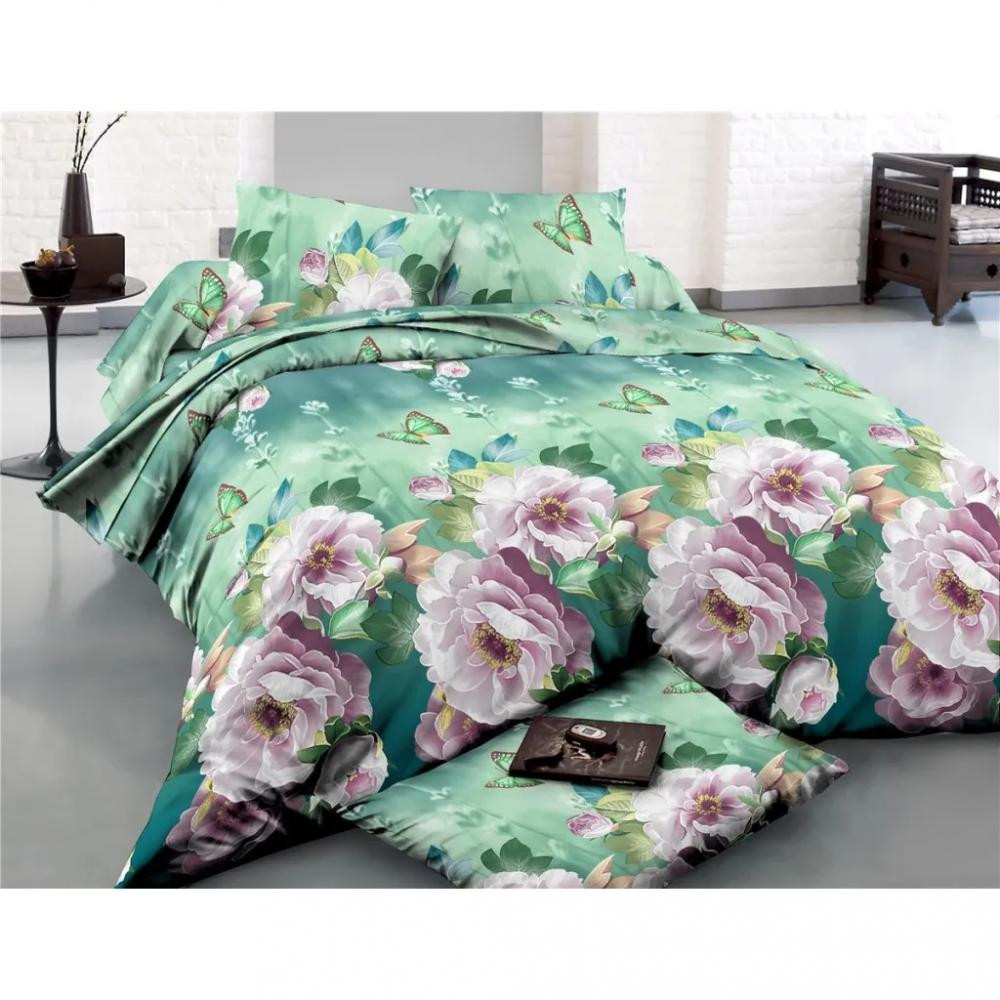 MirSon Постільна білизна  Сатин 22-1286 Wonderful flowers King Size (2200003596441) - зображення 1