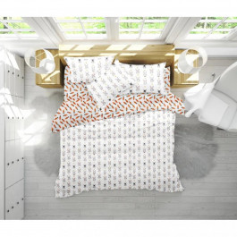   MirSon Постільна білизна  Бязь 17-0529 Bunnies white King Size (2200003674309)