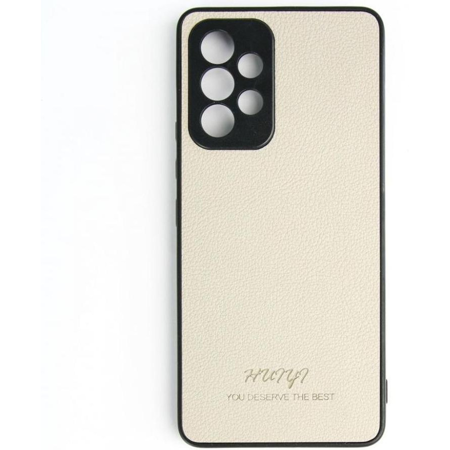 Huryl Leather Case Samsung Galaxy A53 5G Cream - зображення 1