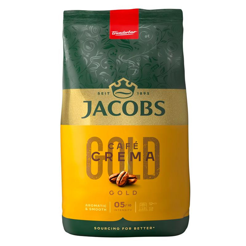 Jacobs Crema Gold в зернах 1 кг (8711000869567) - зображення 1