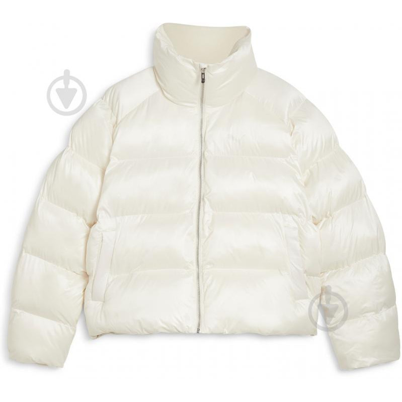 PUMA Молочна жіноча куртка  Shiny Puffer Jacket 626514/87 S - зображення 1