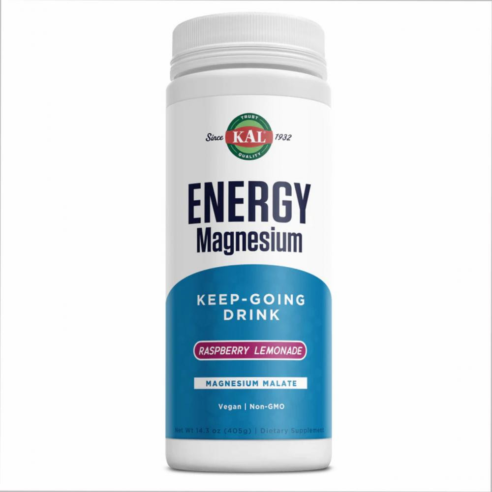 KAL Energy Magnesium 325mg - 14.3oz Raspberry Lemonade - зображення 1