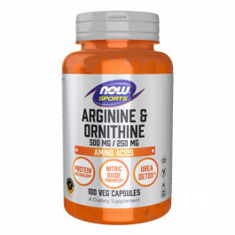   Now L-Arginine & Ornithine 500/250 mg 100 caps