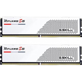   G.Skill 32 GB (2x16GB) DDR5 5200 MHz Ripjaws S5 White (F5-5200J4040A16GX2-RS5W)