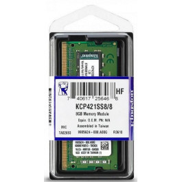   Kingston 8 GB DDR4 2133 MHz (KCP421SS8/8)