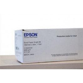   Epson Bond Paper Bright 90 42"x50m (C13S045281)