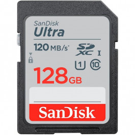   SanDisk 128 GB SDXC UHS-I Ultra SDSDUN4-128G-GN6IN