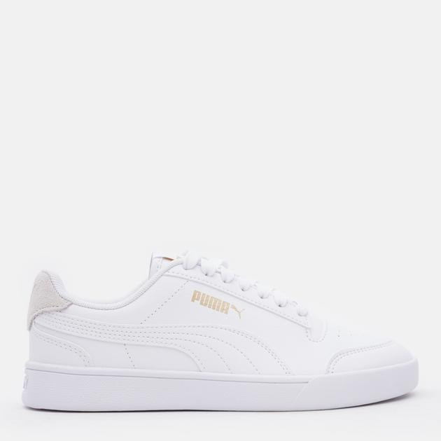 PUMA Жіночі кеди низькі   Shuffle 30966808 40 (6.5) 25.5 см White-Team Gold (4063697815605) - зображення 1