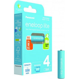   Panasonic AAA 550mAh NiMh 4шт Eneloop Lite (BK-4LCCE/4BE)