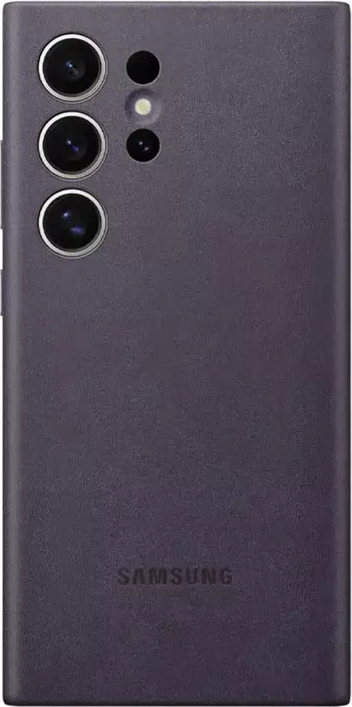 Epik Leather Case для Samsung Galaxy S24 Ultra Purple AAA - зображення 1