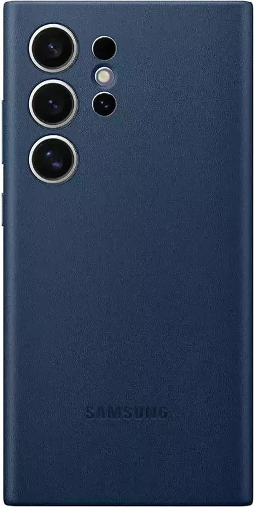 Epik Leather Case для Samsung Galaxy S24 Ultra Navy Blue AAA - зображення 1