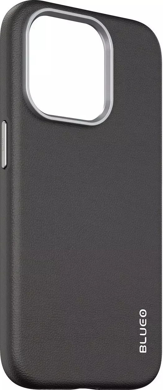 Blueo Leather with MagSafe для Apple iPhone 15 Pro Max Black (B52-I15PMBLK) - зображення 1