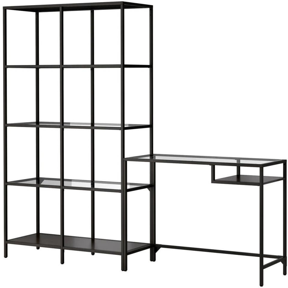 IKEA VITTSJO 100x36h74 czarnobraz/VITTSJO 100x36h175 (799.026.57) - зображення 1