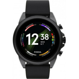   Fossil Gen 6 44mm Black Silicone (FTW4061)