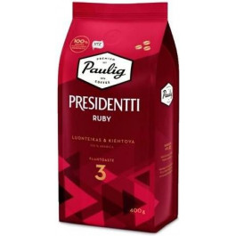   Paulig Presidentti Ruby в зернах 400 г (6411300176748)