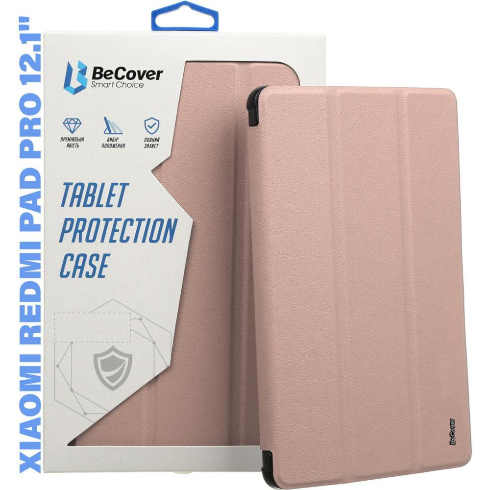 BeCover Чохол-книжка  Smart Case для Xiaomi Redmi Pad Pro 12.1'' Rose Gold (711305) - зображення 1