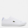 LACOSTE Женские кеды низкие  Carnaby 743SFA0014-1Y9 40 (T6.5) 25.6 см Wht Lt Pnk (5059554015348) - зображення 1