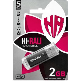   Hi-Rali 2 GB Rocket Series USB 2.0 Black (HI-2GBRKTBK)