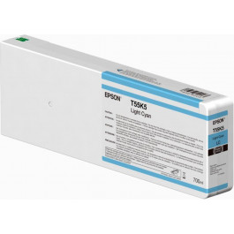   Epson Singlepack Light Cyan T55K500 UltraChrome HDX/HD 700ml (C13T55K500)