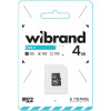 Wibrand 4 GB mictoSD Class 4 (WICDC4/4GB) - зображення 1