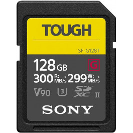   Sony 128 GB SDXC UHS-II U3 V90 TOUGH SFG1TG