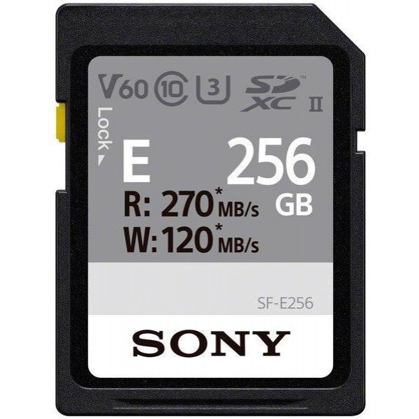 Sony 256 GB SDXC UHS-II U3 V60 SFE256.ET4 - зображення 1