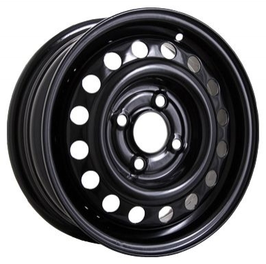 Steel Wheels Black (R15 W6.0 PCD4x114.3 ET45 DIA67.1) - зображення 1