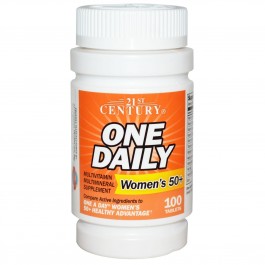 21st Century One Daily 50+ Women's 100 tabs
