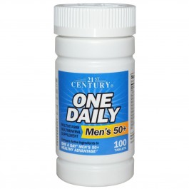 21st Century One Daily 50+ Men's 100 tabs