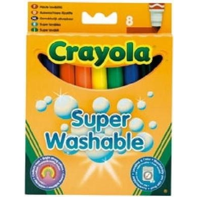 Crayola 8 смываемых широких фломастеров 8328 - зображення 1