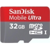 SanDisk 32 GB microSDHC Mobile Ultra + SD adapter SDSDQU-032G-U46A - зображення 1